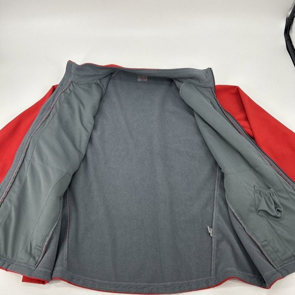 The Ohio State‎ Buckeyes Men's XXL Red Fleece Lined Full Zip Softshell The Oval - Picture 5 of 10